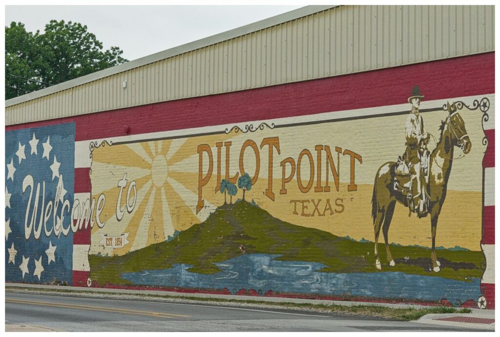 Welcome to Pilot Point Texas mural as an example photo of Pilot Point.